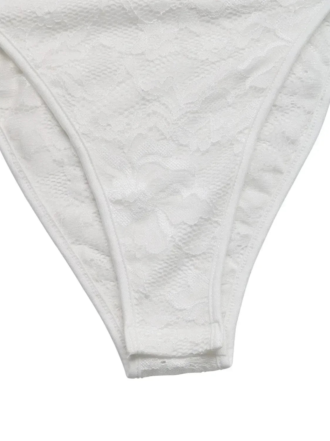 Frill Strap Lace Bodysuit