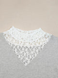 Lace Patchwork Sweater