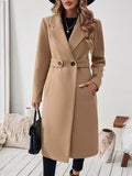 Lapel Collar Longline Coat