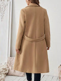 Lapel Collar Longline Coat