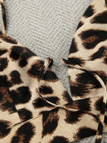 Leopard Cami & Cardigan and Shorts Three-Piece Lounge Set