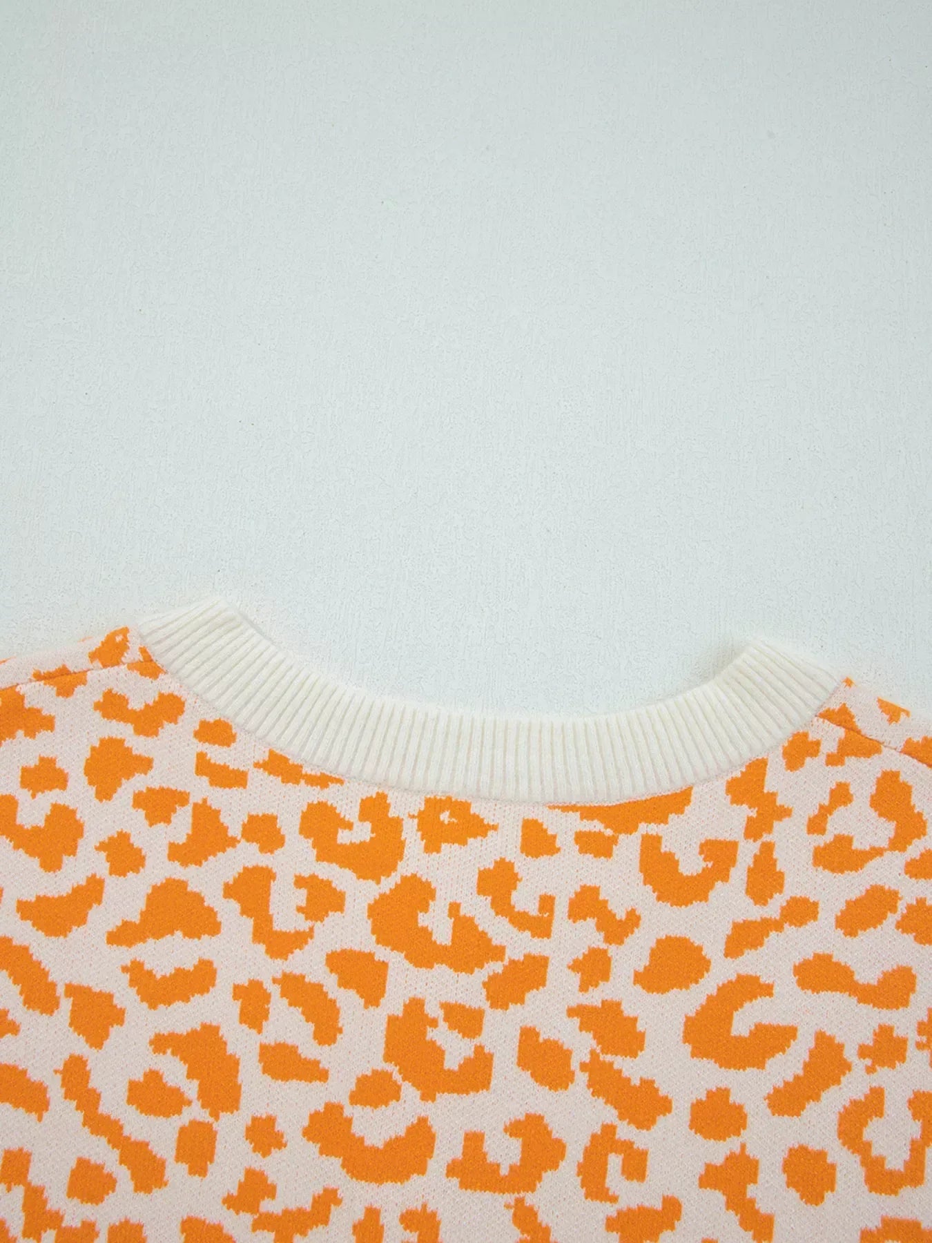 Leopard Chunky Knit Cardigan for Women