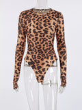Leopard Long Sleeve Bodysuit