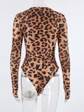 Leopard Long Sleeve Bodysuit