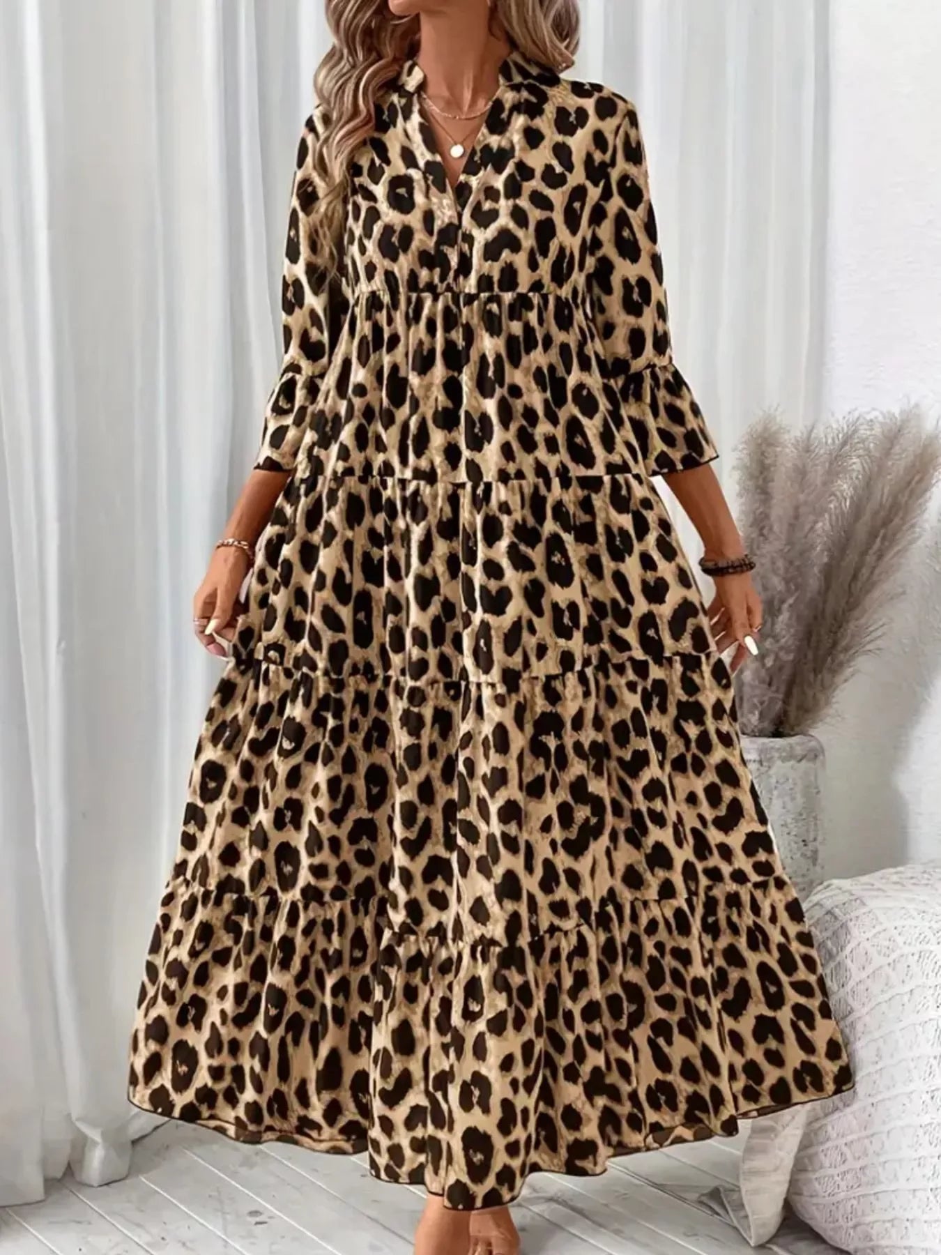 Leopard Midi Dress