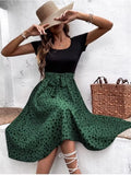 Leopard Print Tie-Waist Dress - product view 8