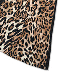 Leopard Print V-neck Cami Swing Dress
