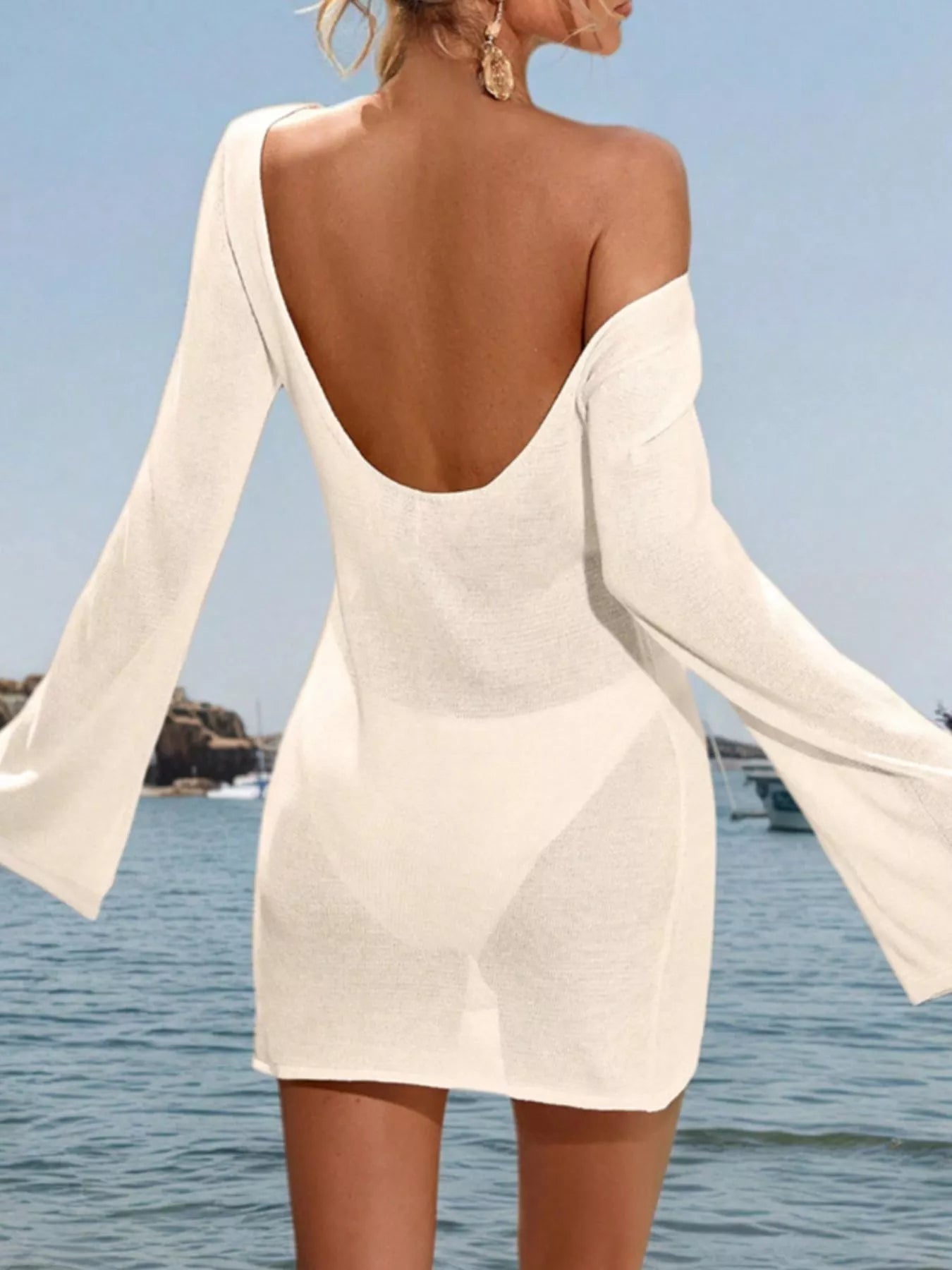 Long Sleeve Cover-Up Dress