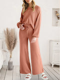 Long Sleeve Lounge Set for Women Dusty Pink / S
