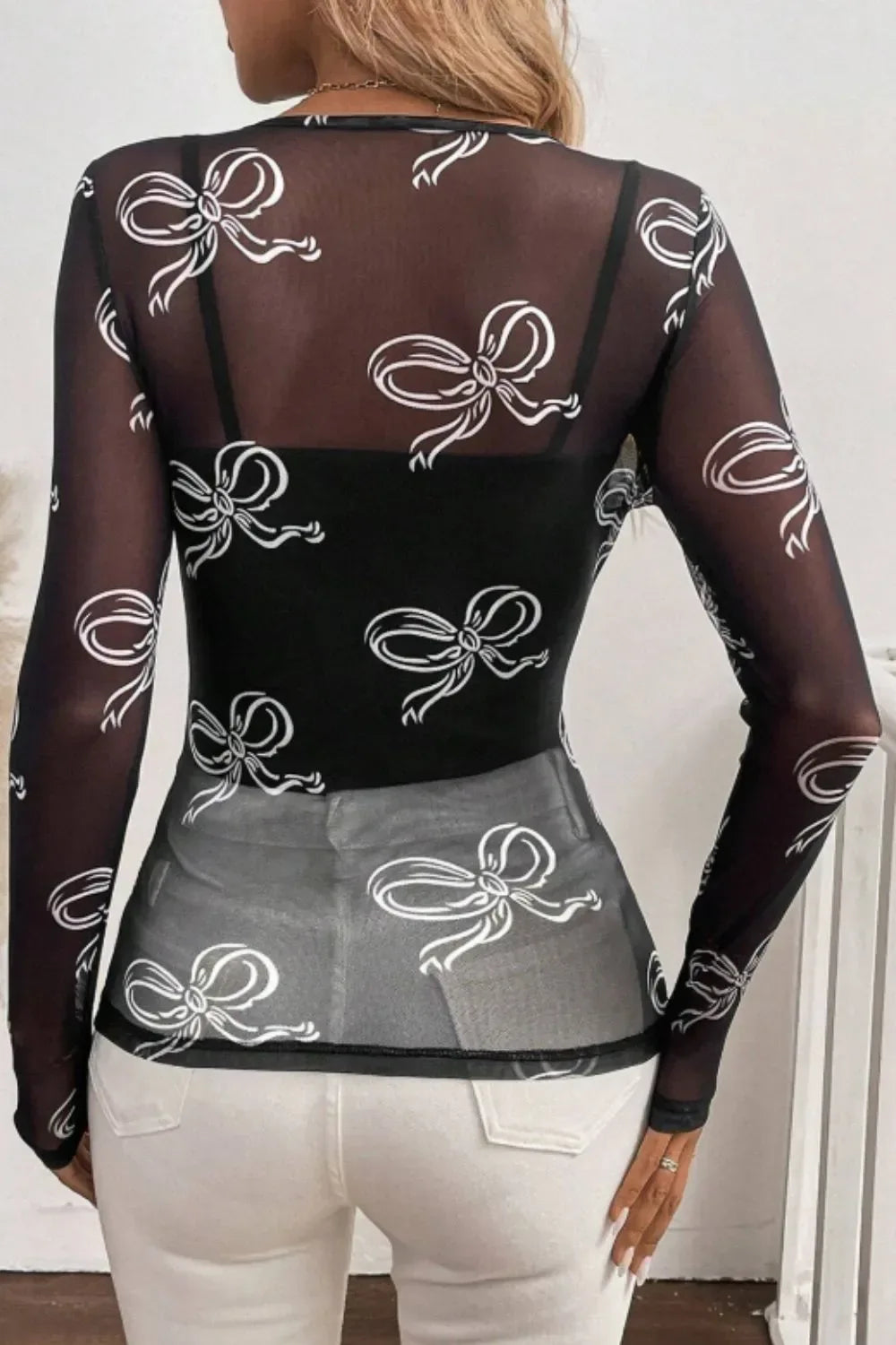 Long Sleeve Tops for Women Black / S