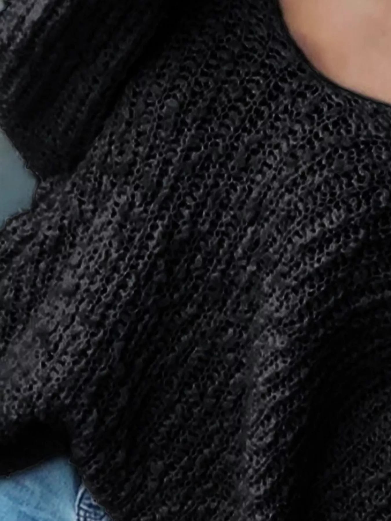 Loose Fit Long Sleeve Sweater