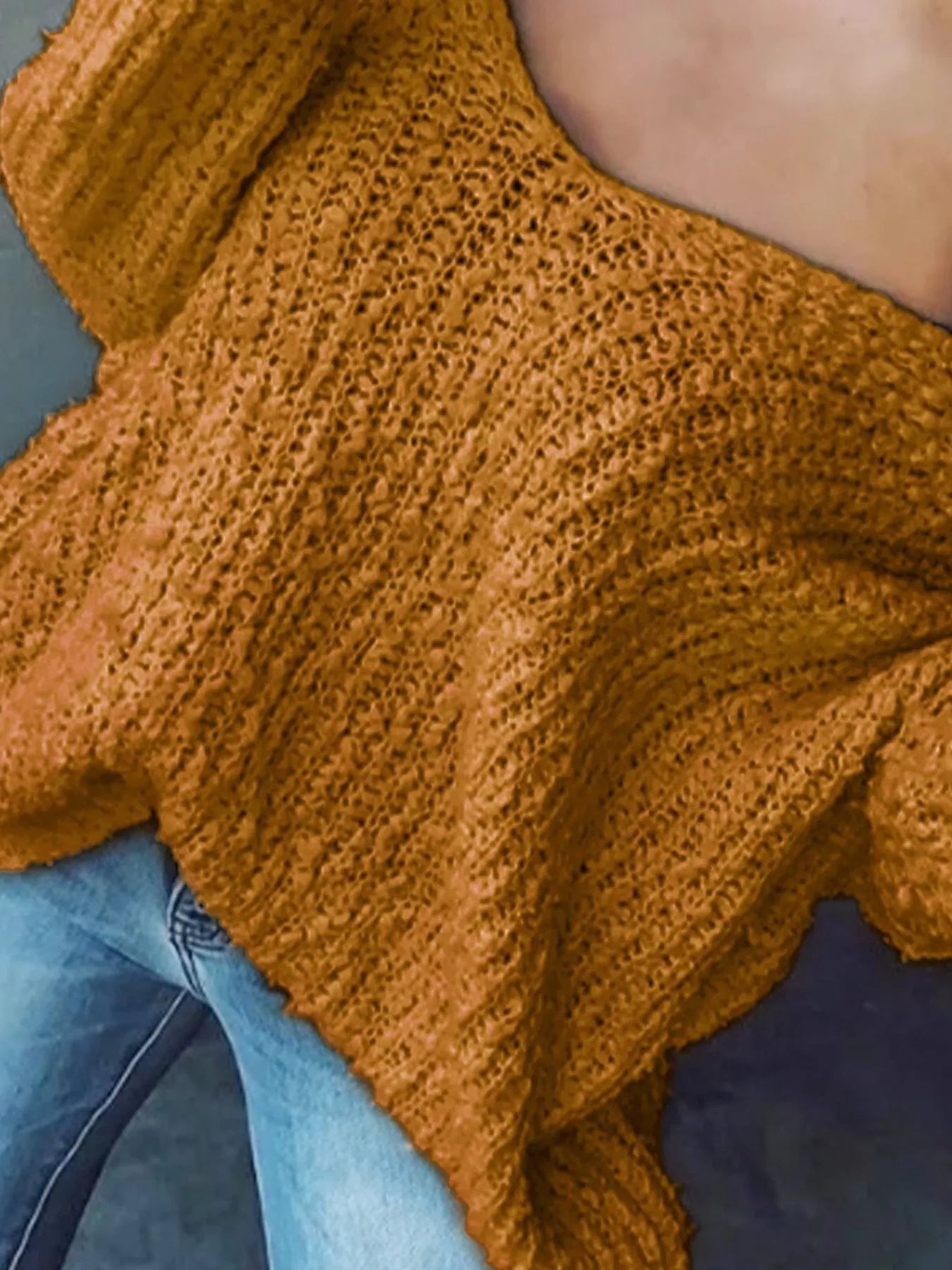 Loose Fit Long Sleeve Sweater