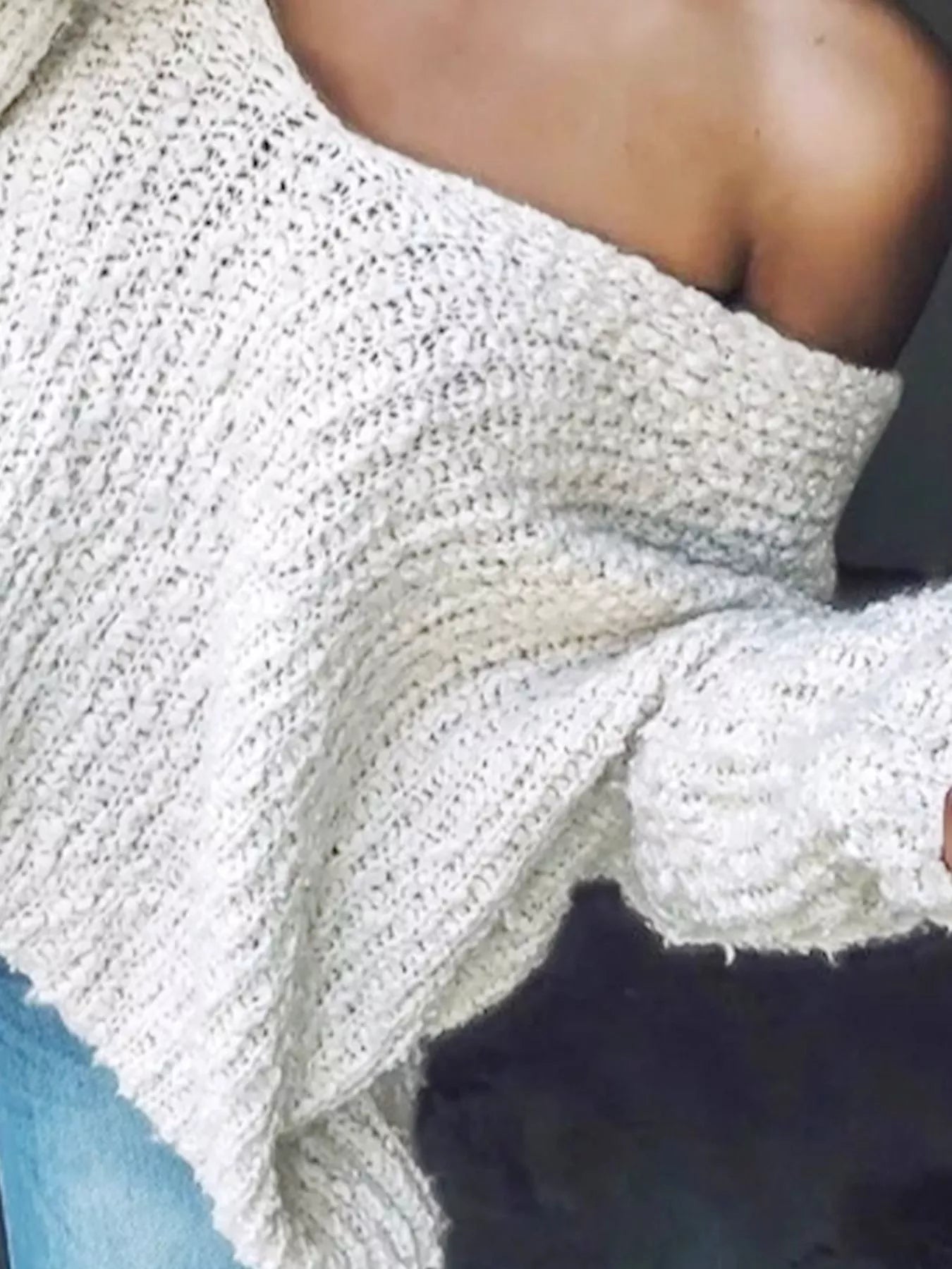 Loose Fit Long Sleeve Sweater