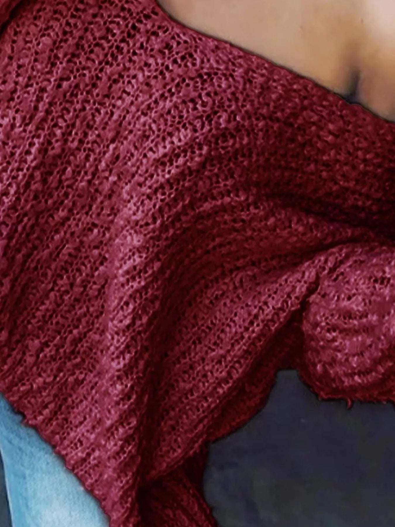 Loose Fit Long Sleeve Sweater