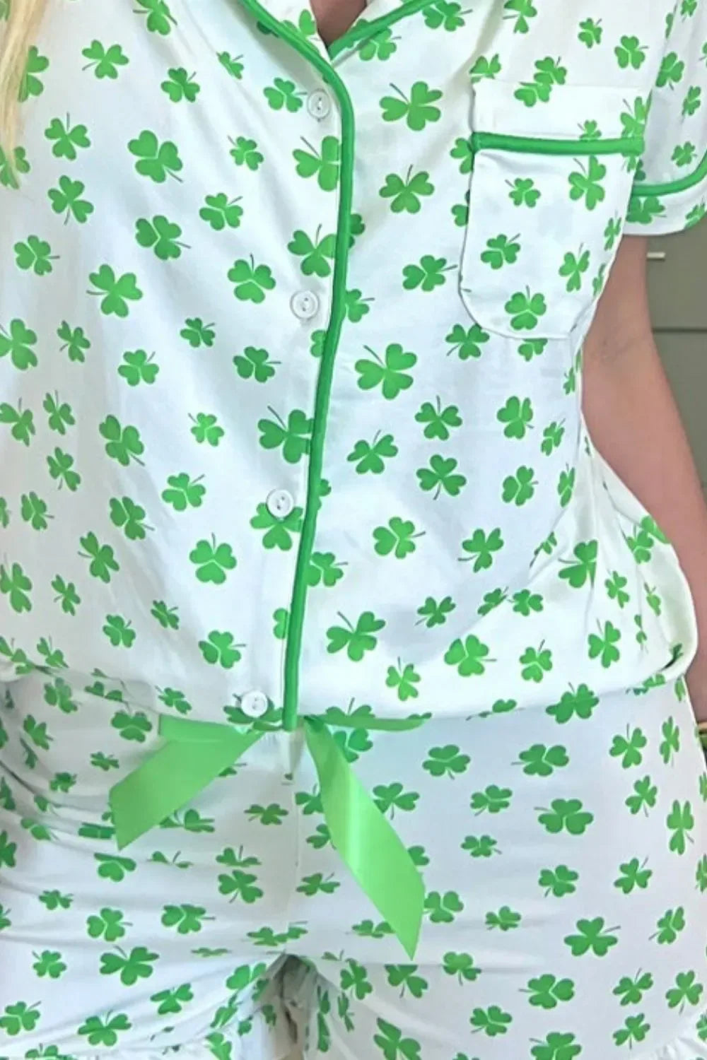 Lucky Clover Lounge Set for Women Green / S