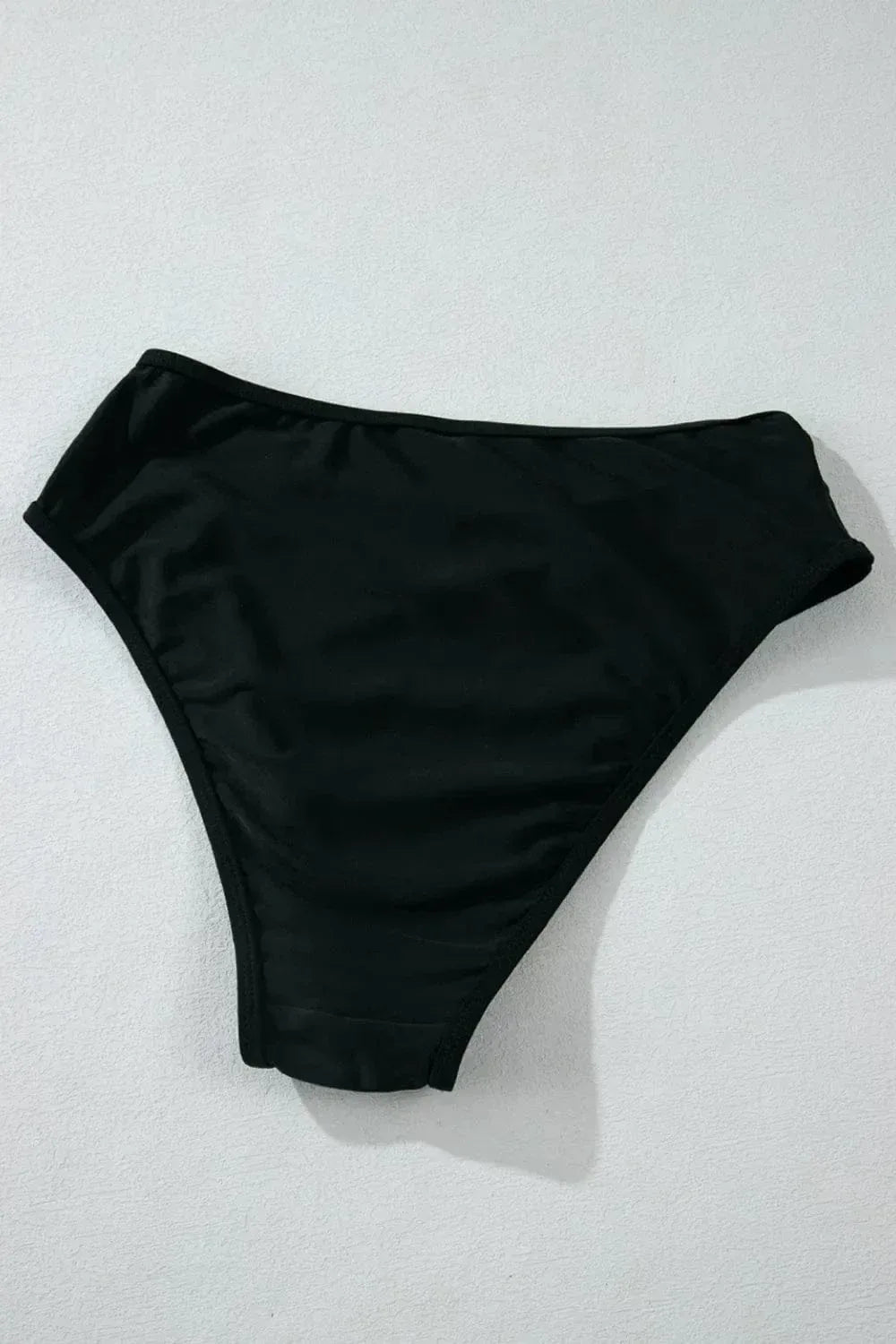 Mesh Edged Halter Push Up Bikini