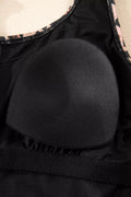 Mesh Patchwork V-Neck Half Sleeve One-Piece Swimsuit