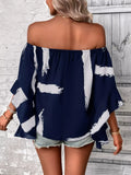Off Shoulder Bell Sleeve Top