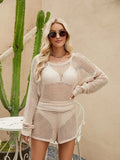 Women’s Beach Cover Up Sets Khaki / S