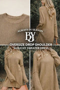 Slouchy Sweater Dress