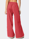 Plaid Wide-Leg Pants