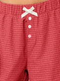 Plaid Wide-Leg Pants