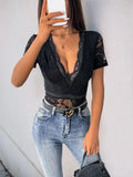 Plunge Lace Bodysuit