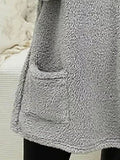 Plus Size Letter Print Long Sleeve Fleece Sweatshirt