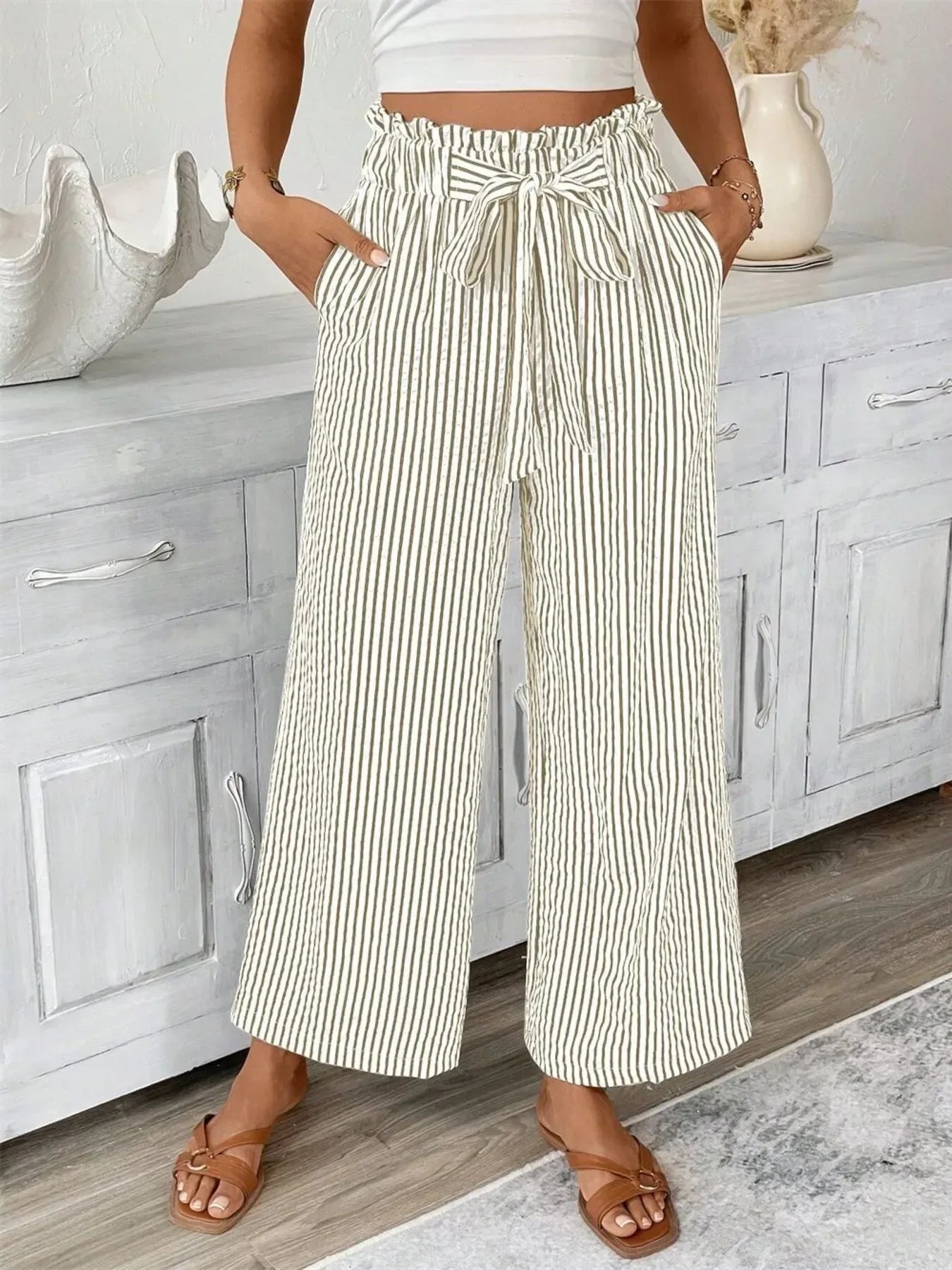 Plus Size Wide Leg Pants