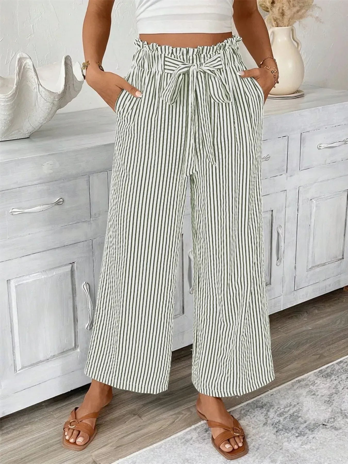 Plus Size Wide Leg Pants