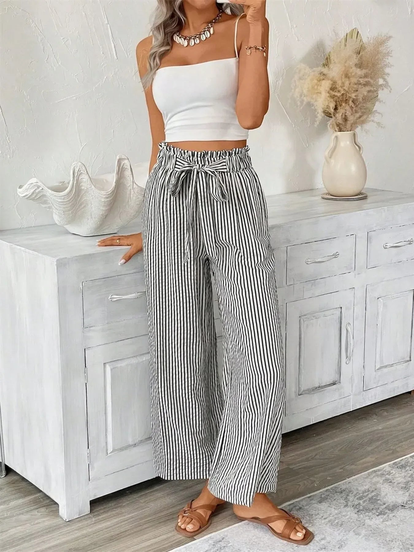 Plus Size Wide Leg Pants