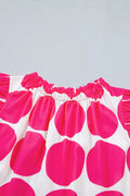 Polka Dot Frill Tank Top