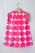 Polka Dot Frill Tank Top