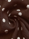 Polka Dot Halter Neck Dress