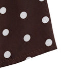 Polka Dot Halter Neck Mini Dress