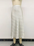 Polka Dot Midi Skirt