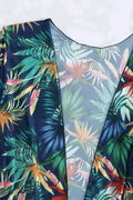 Printed Three-Piece Halter Bikini Set