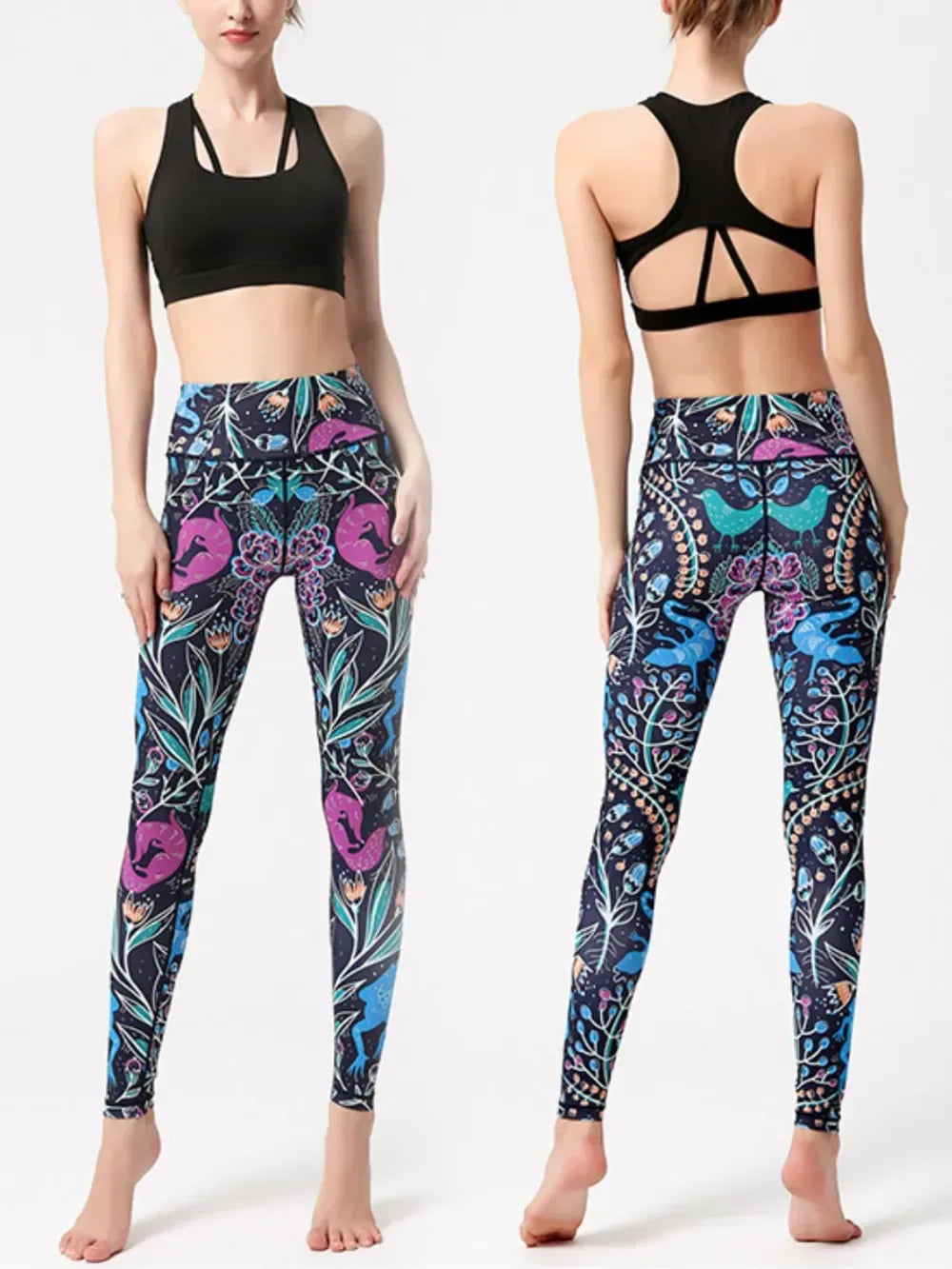 Printed High Waist Leggings