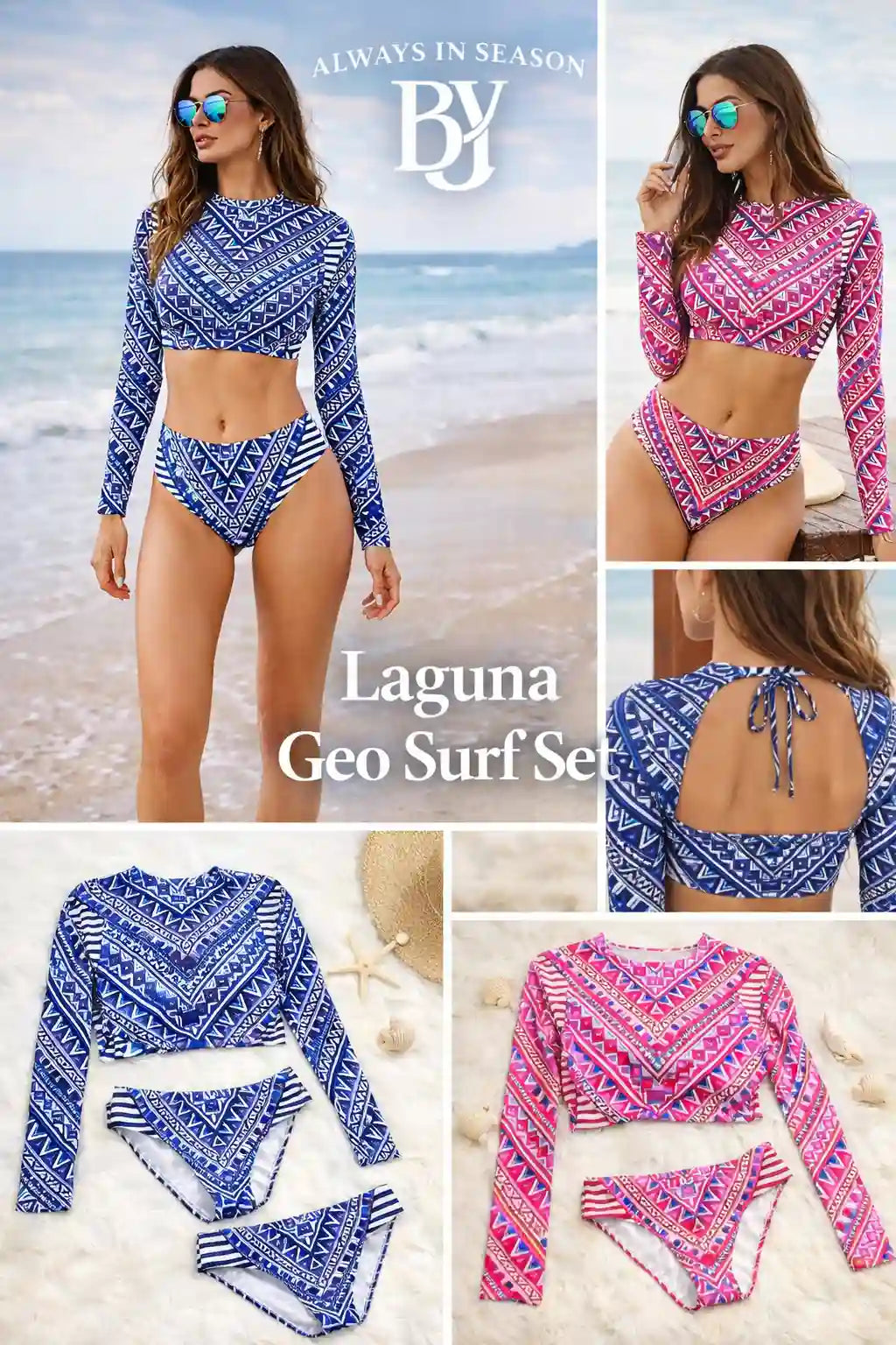 Women’s Long Sleeve Swim Sets