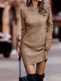 Ribbed Knit Bodycon Sweater Dress