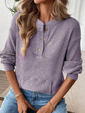 Ribbed Long Sleeve Top for Women