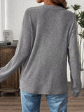 Ribbed Long Sleeve Top for Women