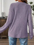 Ribbed Long Sleeve Top for Women