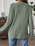 Ribbed Long Sleeve Top for Women