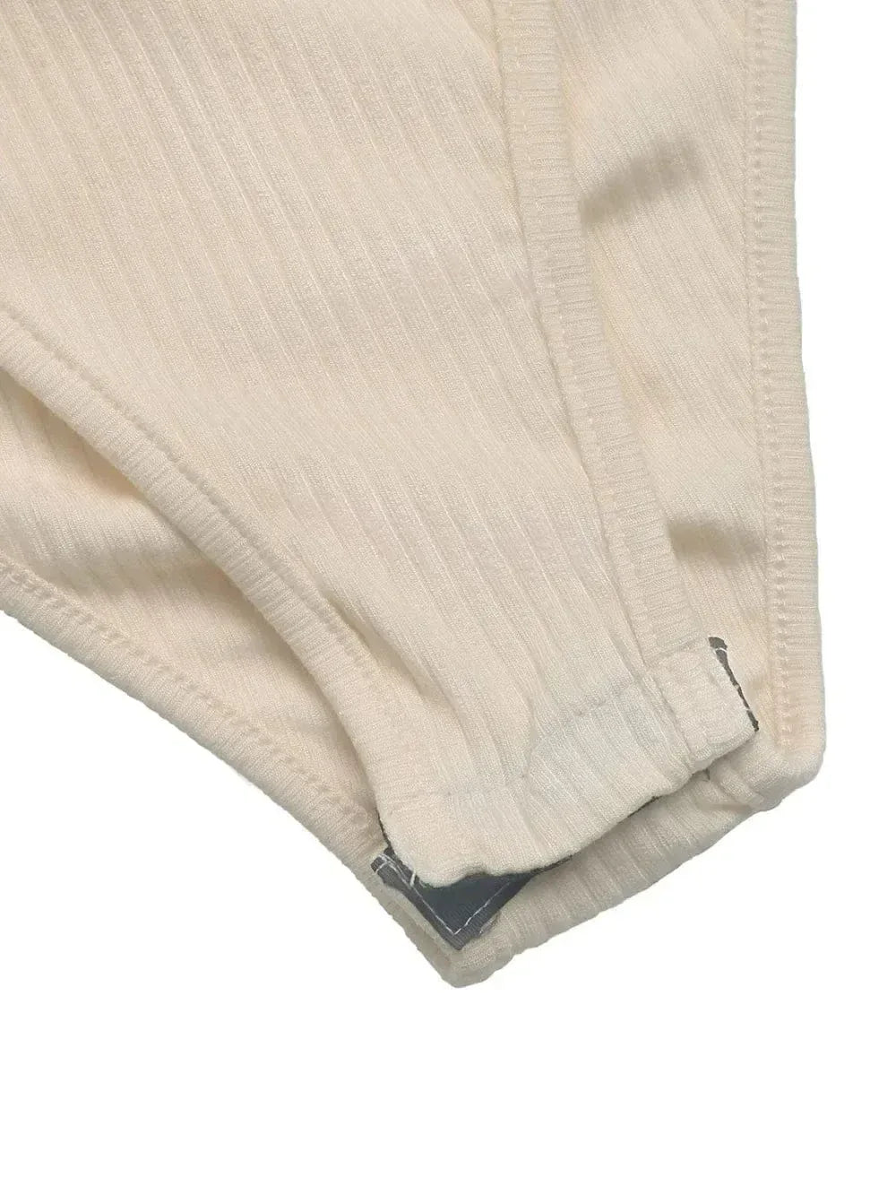 Round Neck Button Bodysuit