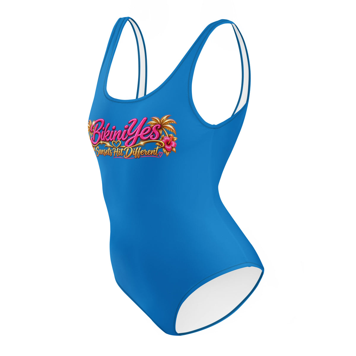 BY Signature — Blue Pink Paradise One-Piece Swimsuit