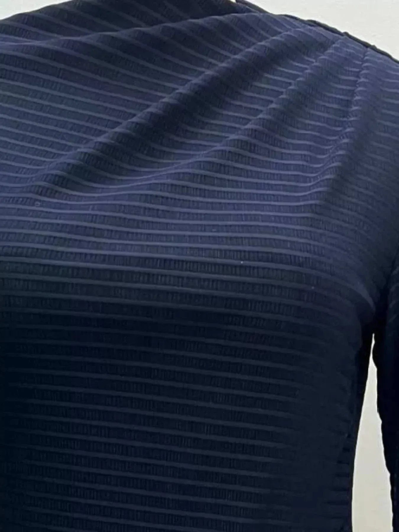 Ruched Striped Top