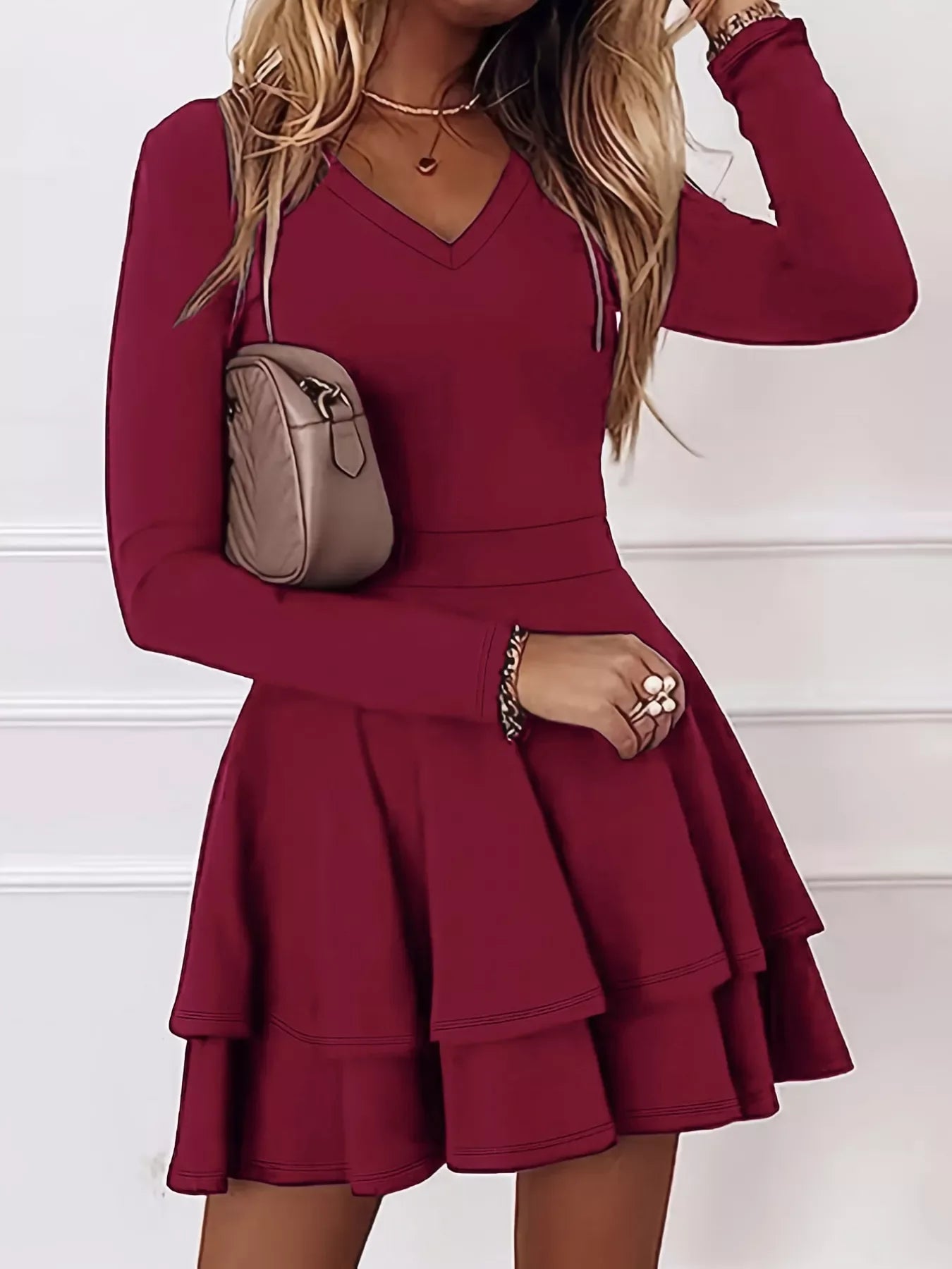 Ruffle Mini Dress