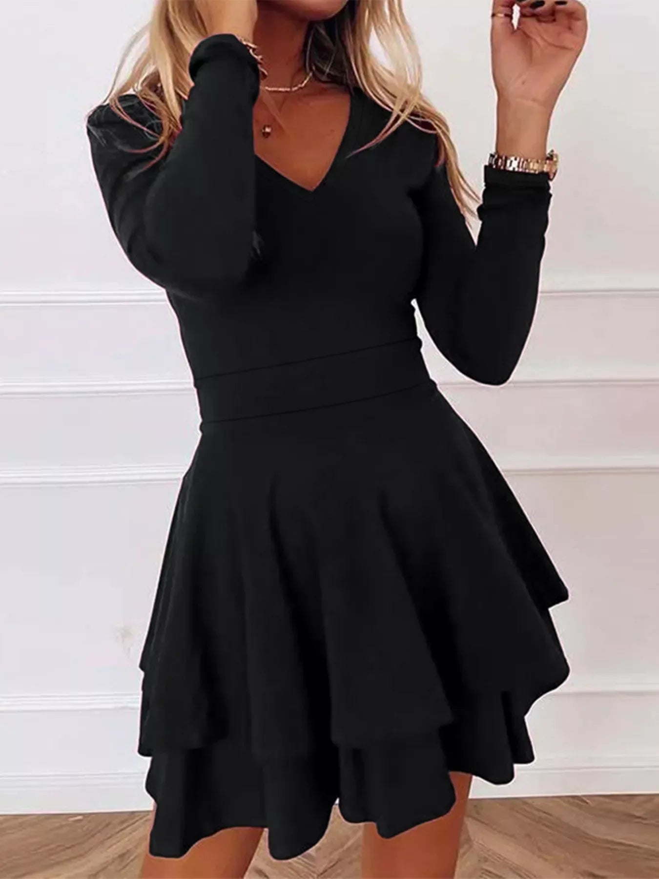 Ruffle Mini Dress
