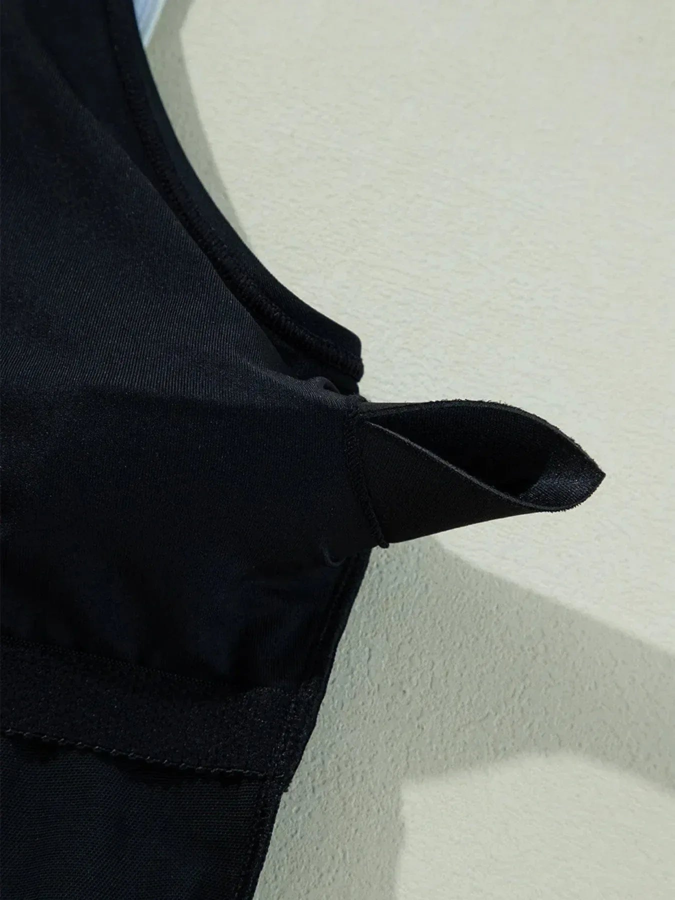 Ruffle Trim One Piece Swimsuit